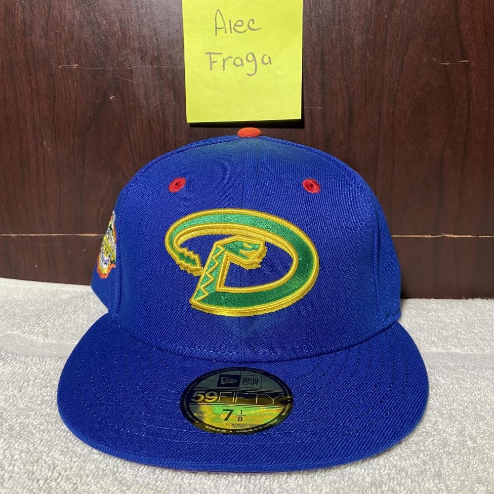 New Era Lids Exclusive Diamondbacks 2001 World Series Patch 7 1/8